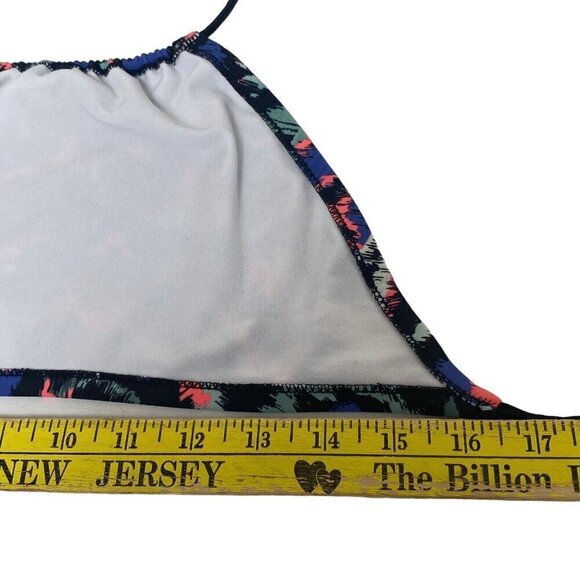 ASOS Bikini 8/10 Halter Cutout Highrise Bottom Leopard Print - Picture 11 of 15